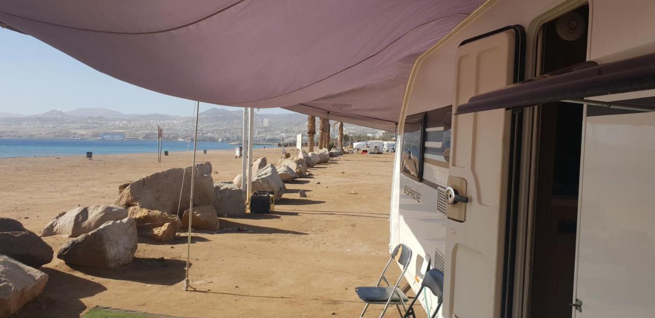 Camping New English Luxury Caravan On The Sea Eilat